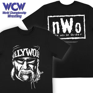 Nueva Camisa "Hollywood" Hulk Hogan WCW nWo Monday Night Nitro Wrestling 1997 S-5XL - Imagen 1 de 4