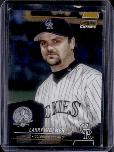 2022 Stadium Club Chrome Larry Walker Gold Refractor #29/50 Rockies - Picture 1 of 2