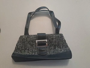 Avon Black and White Small Handbag - Picture 1 of 11