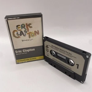 ERIC CLAPTON BEHIND THE SUN CASSETTE TAPE Paper Label - Picture 1 of 11