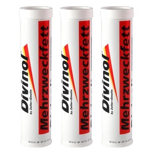 3 Stück Divinol Fett Kartusche 3 x 400g Mehrzweckfett Wälzlagerfett Schmierfett - Bild 1 von 1