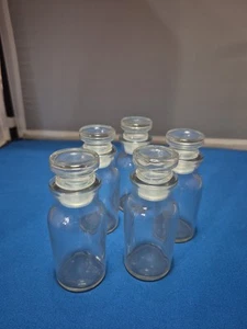 Lote de 5 botellas de especias de vidrio vintage hechas en Japón - Imagen 1 de 11