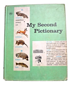 MY SECOND PICTIONARY VINTAGE 1964 SCHOOL BOOK Scott Foresman homeschool aid - Bild 1 von 7