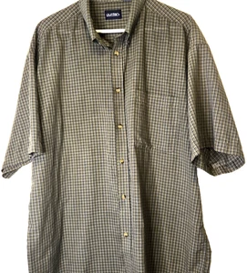 Puritan Herren XL (54x31) Oversized Hemd SS blau kariert Freizeit/Kleid Button Down - Bild 1 von 11
