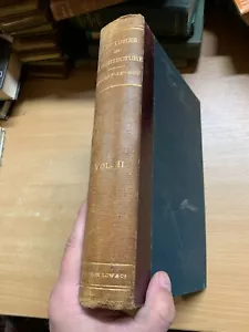 1881 "LECTURES ON ARCHITECTURE" VIOLLET-LE-DUC ILLUSTRATED HARDBACK BOOK (P7) - Picture 1 of 22
