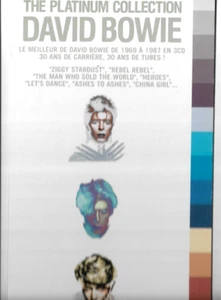 DAVID BOWIE : PLATINIUM COLLECTION ♦ RARE FRENCH PoS ( PLV 25 x 13 CM env. ) ♦ - Bild 1 von 1