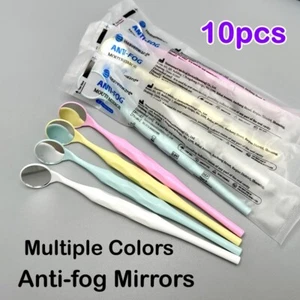 Espejos bucales dentales desechables reflectores de plástico espejos antiniebla mixtos 10 un. - Imagen 1 de 13