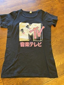MTV Ladies Fit Graphic Shirt Sz S - Picture 1 of 5