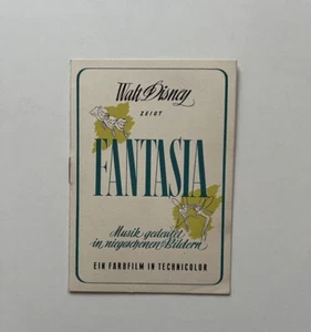 Original Einladung zur Uraufführung "Walt Disney Fantasia" 1954 - Bild 1 von 5
