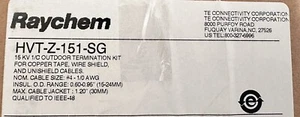 RAYCHEM HVT-Z-151-SG HV TERMINATION (KIT 3 tips) D05683-000 New 2024. - Picture 1 of 4