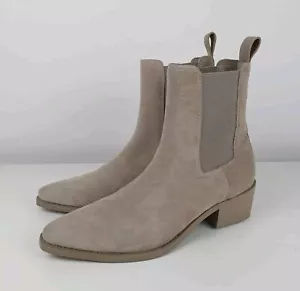 SAINT MORTA Nomad Leather Boots Stone/Grey Size US 9, UK 8 Chelsea Boot VGC - Picture 1 of 11