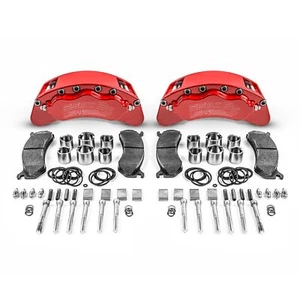Ford F-150 SSBC 2012-2020 Brawler kit de calibradora trasera de 6 pistones (rojo; sin rotores) - Imagen 1 de 6