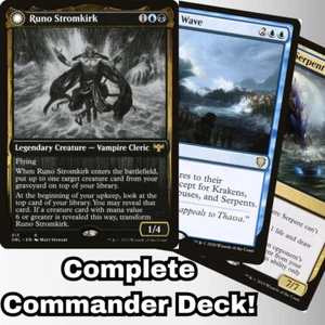 MTG Commander EDH Deck Runo Stromkirk 100 Cards Sea Creatures Custom Deck Dimir - Picture 1 of 10