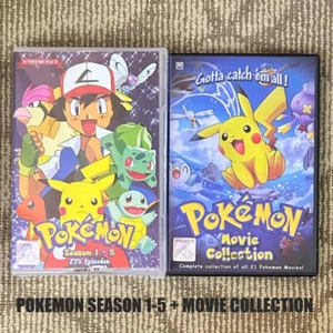 Pokemon Series (Season 1 - 5 + 21 Movie) ~ All Region ~ USA English Version ~ - Imagen 1 de 6