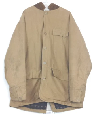 Marlboro Classics Beige Chore Jacket Railroad Coat EU 50 Large Outdoors Country — 第 1/4 张图片