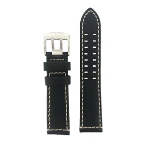 Watch Band Genuine Leather to Fit Luminox 20mm 22mm Brown Black - Picture 1 of 8