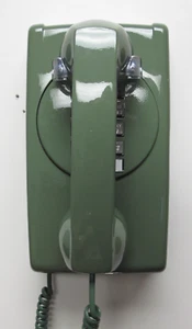 Teléfono de pared Moss Green 3554 - Restauración completa - Imagen 1 de 3