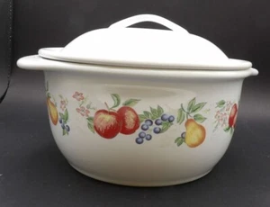 Corelle Coordinates "Chutney" Muster 1,5 Quart Auflaufform mit Deckel Mikrowelle & - Bild 1 von 5