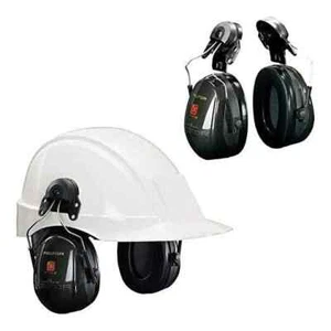 3M PELTOR Optime II H520P3 30 dB Green Helmet Mounted Protection Earmuffs New - Picture 1 of 1