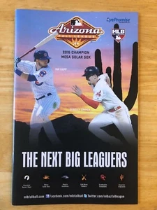 2017 Arizona Fall League Programm, Ian Happ/Bradley Zimmerman auf Cover, ANSEHEN - Bild 1 von 2