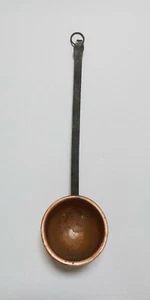 Antique Vintage Brass Ladle w/Wrought Iron Handle Farmhouse Decor - Picture 1 of 3