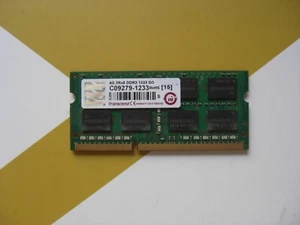 MODULO RAM TRANSCEND da 4GB  2Rx8  DDR3 - 1333  SO  C09279-1233 - Foto 1 di 1