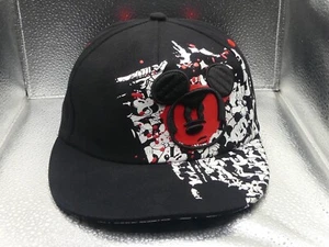 Disney Parks Authentic Original Mean Mickey Mouse Youth 53-55 CM Stretch Hat Cap - Picture 1 of 12