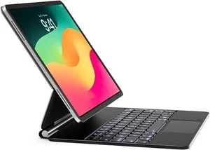 iPad Pro 12,9" Magnetische Tastatur Hülle Multi-Touch Trackpad Wireless Cover - Bild 1 von 14