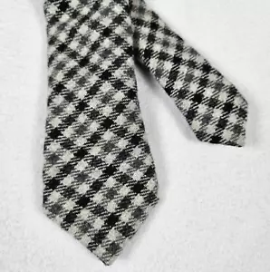 Alexander Olch Handmade English Wool Tie Plaid Designer Made in USA Classic NYC - Picture 1 of 8