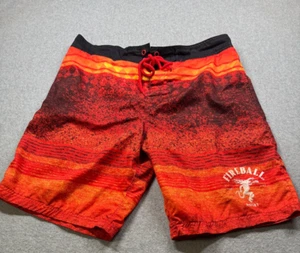 Fireball Whiskey Badehose Herren XL orange/schwarz 3 Taschen - Bild 1 von 6
