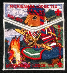 MECHIGAMEA FUSIONADO OA 110 BSA CALUMET 189 352 21 246 2012 NOAC CONTINGENTE DE 2 PARCHES - Imagen 1 de 2