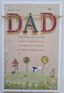 Just for you, Dad Happy Birthday greeting card 15x23cm - Picture 1 of 2