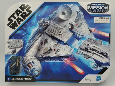 Star Wars Millennium Falcon with Han Solo 2020 Mission Fleet 2 Inch Figure Set Cover