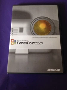 MICROSOFT POWERPOINT 2003 UPGRADE RETAIL VERSION GENUINE WITH PRODUCT KEY - Picture 1 of 4