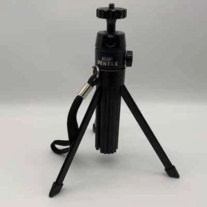 Asahi Pentax Tischstativ schwarz kompakt Stativ Reisestativ Tripod Taschenstativ - Bild 1 von 1