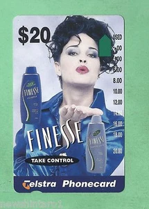 MINT $20 FINESSE SHAMPOO AUSTRALIAN PHONECARD - Picture 1 of 1