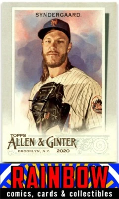 2020 Topps Allen & Ginter X #196 Noah Syndergaard - Image 1 of 2