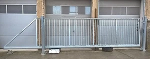 5,5x2,0 Meter mv Industrietor Schiebetor Hoftor freitragend - SOFORT verfügbar - Bild 1 von 5