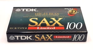 TDK SA-X 100 LIMITED Blank Audio Cassette Tape (Sealed) New! - Picture 1 of 5