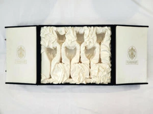 Faberge Large Empty Blue Velvet Presentation Box for Crystal Glasses Goblets - Picture 1 of 6