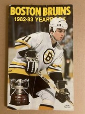 1982-83 BOSTON BRUINS Official Yearbook STEVE KASPER Ray BOURQUE Brad PARK