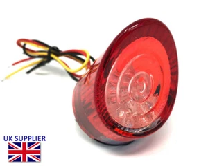 Motorcycle Tail Light LED for Royal Enfield Continental GT Single Seat Hump - Picture 1 of 11