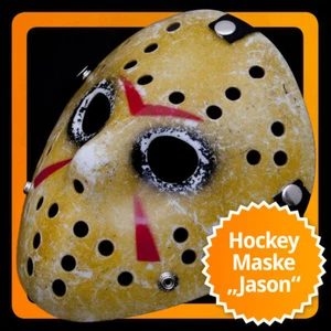Exklusive Vintage Ice-Hockey Horror Maske Jason Hockeymaske Eishockey Icehockey - Bild 1 von 3