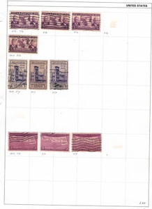 UNITED STATES 1939 Very Fine Used Stamps Hinged on List Scott # 856-858 - Picture 1 of 1