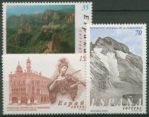 España 2000 UNESCO Patrimonio de la Humanidad Paisajes Obras 3562/64 MNH. - Imagen 1 de 1