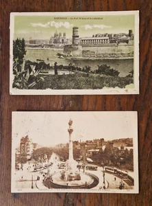 Marseille (Francia), 1925 e 1929 - 2 cartoline, formato piccolo - Imagen 1 de 2