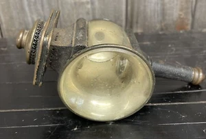Antique 1890s-1900s Original Herse Carriage Candle Lit Lamp Light Beveled Glass - Picture 1 of 12