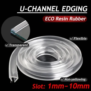 Resin Rubber Trim Seal, U/L-Shape Seal Strip Channel Edge Protector Sheet - Picture 1 of 20