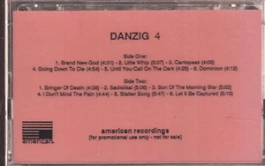 danzig 4 cassette the misfits - Picture 1 of 1