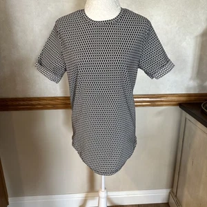 Uniplay Herren Italien schwarz/weiß Rundhals Kurzarm Tee T-Shirt Oberteil Gr. L - Bild 1 von 7